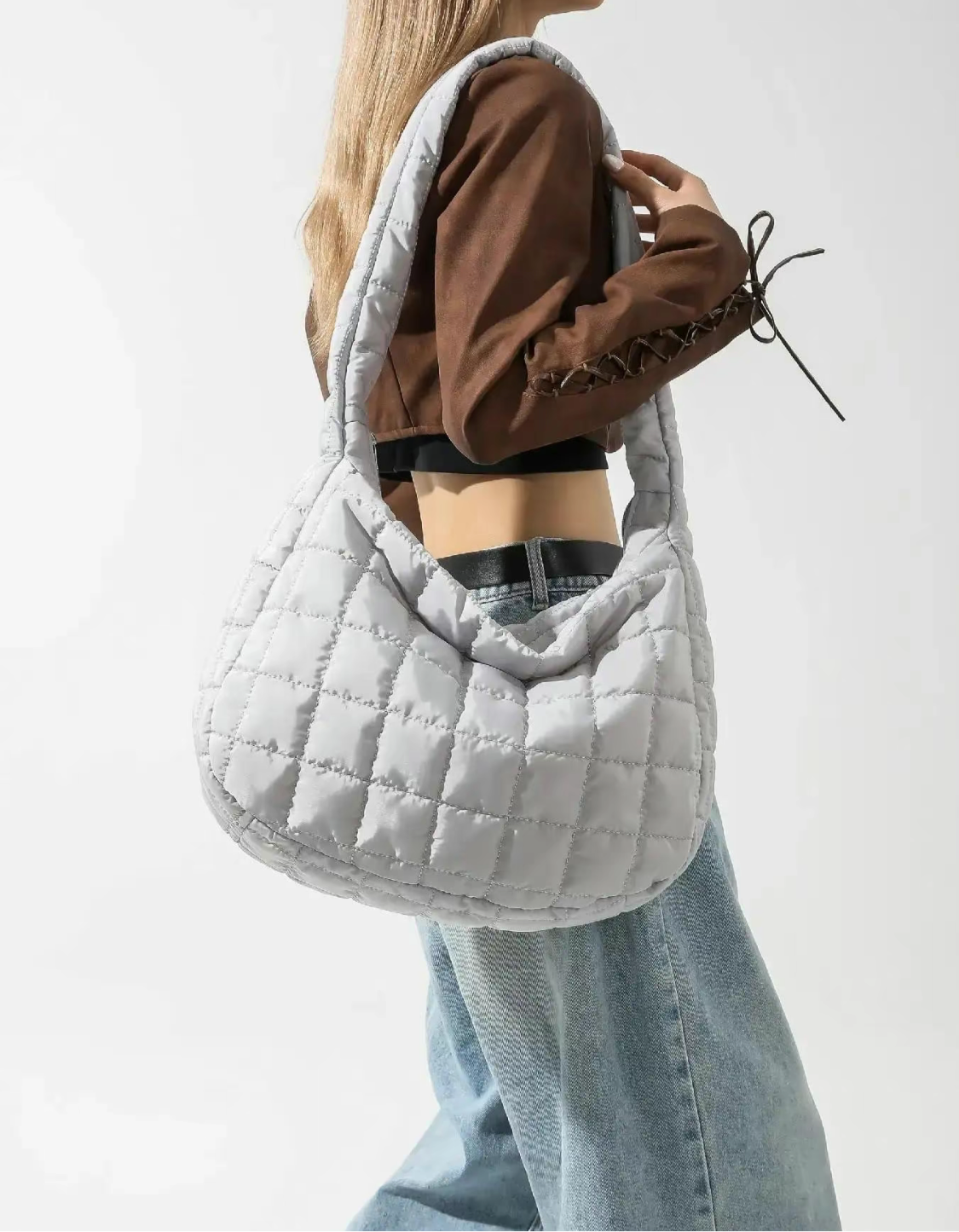 Quilted Puffer Bag