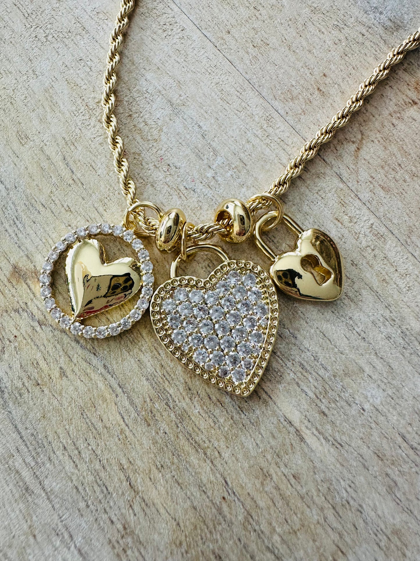 Unlock Your Heart Charm Necklace