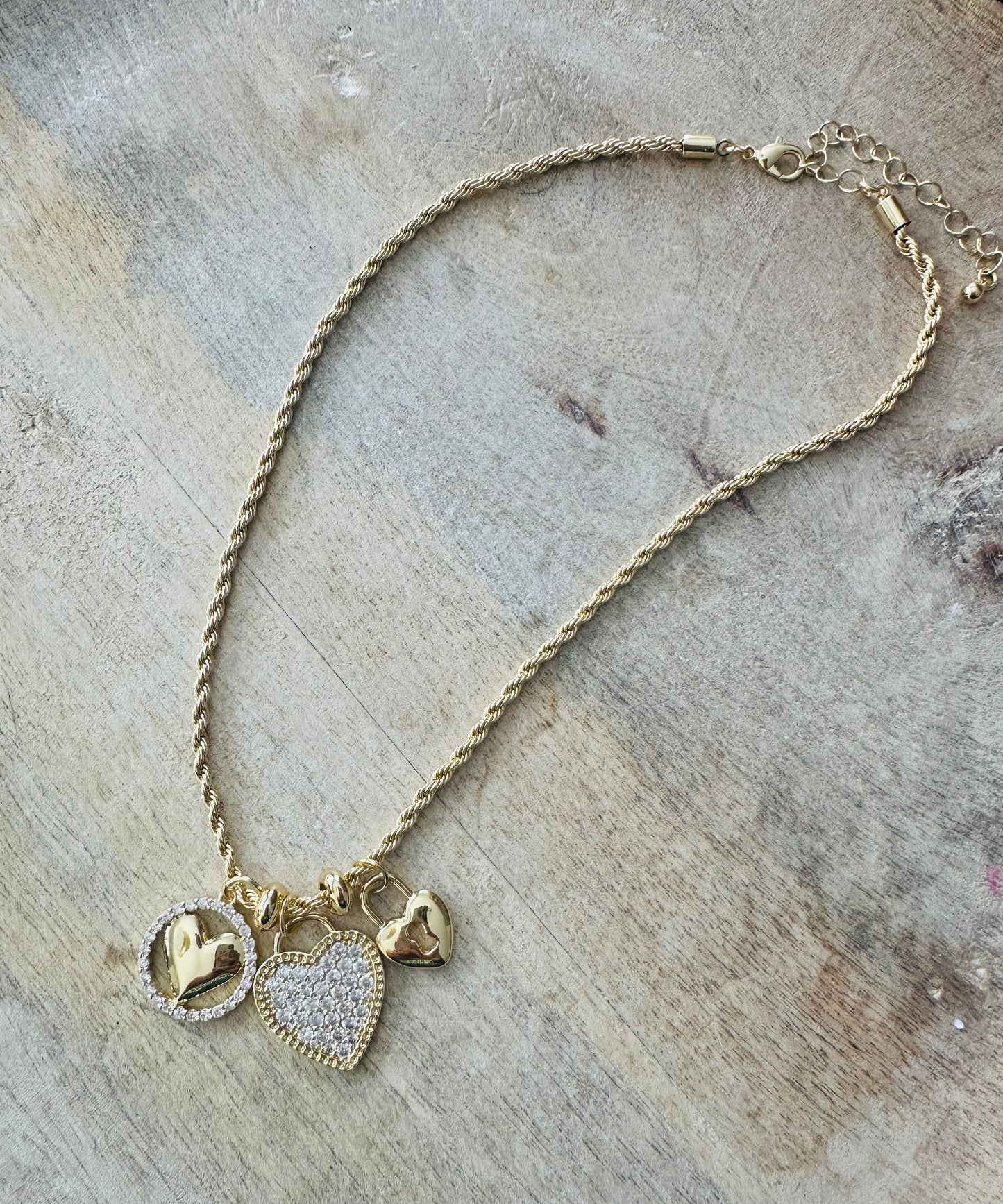 Unlock Your Heart Charm Necklace