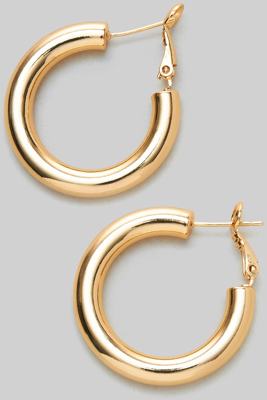 Tube Hoop Earrings